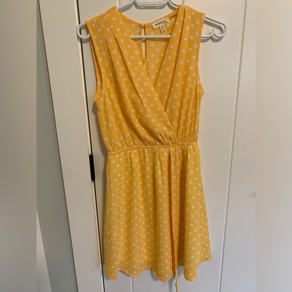 Monteau yellow polka dot dress - Picture 2 of 6